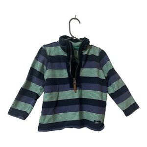 Striped Kids Pullover by Joules- Navy and Green